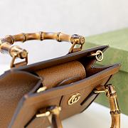 Fortok Gucci Diana mini tote bag in brown 20 × 16 × 10 cm - 2