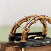 Fortok Gucci Diana mini tote bag in brown 20 × 16 × 10 cm - 3