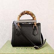 Fortok Gucci Diana mini tote bag in Black 20 × 16 × 10 cm - 5