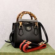 Fortok Gucci Diana mini tote bag in Black 20 × 16 × 10 cm - 6