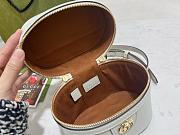 Fortok Gucci mini vanity bag bamboo handle White 13.5 × 15.5 × 4 cm - 2