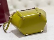 Fortok Gucci Mini Bamboo Top Handle Tote Bag Green 27 × 14 × 11.5 cm - 5