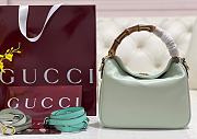 Fortok Gucci Softy Wonka Diana shoulder bag Light Green Mint 24 × 15 × 5 cm - 6