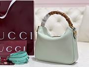 Fortok Gucci Softy Wonka Diana shoulder bag Light Green Mint 24 × 15 × 5 cm - 5