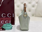 Fortok Gucci Softy Wonka Diana shoulder bag Light Green Mint 24 × 15 × 5 cm - 4