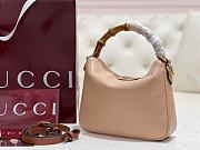 Fortok Gucci Softy Wonka Diana shoulder bag Nude 24 × 15 × 5 cm - 6