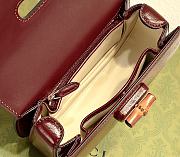 Fortok Gucci Bamboo 1947 mini top handle bag 21*15*7CM - 6