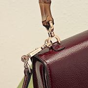 Fortok Gucci Bamboo 1947 mini top handle bag 21*15*7CM - 4