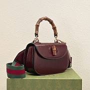 Fortok Gucci Bamboo 1947 mini top handle bag 21*15*7CM - 3