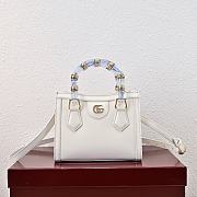 Fortok Gucci Diana bamboo White 20 × 16 ×20 cm - 1