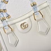 Fortok Gucci Diana bamboo White 20 × 16 ×20 cm - 4