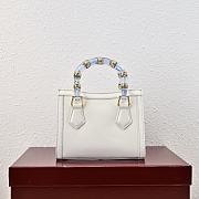 Fortok Gucci Diana bamboo White 20 × 16 ×20 cm - 2