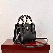 Fortok Gucci Diana bamboo Black 20 × 16 ×20 cm - 5