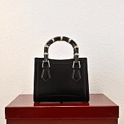 Fortok Gucci Diana bamboo Black 20 × 16 ×20 cm - 3
