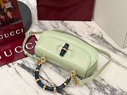 Fortok Gucci Bamboo Diva Green Mint 26.5 × 13 × 8 cm - 3