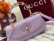 Fortok Gucci Bamboo Diva Purple 26.5 × 13 × 8 cm - 4