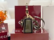 Fortok Gucci Bamboo Diva Olive Green 26.5 × 13 × 8 cm - 4