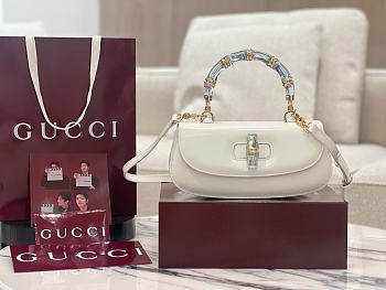 Fortok Gucci Bamboo Diva White 26.5 × 13 × 8 cm