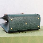 Fortok Gucci Diana Tote Bag Bamboo Handle Green 20 × 16 × 10 cm - 4