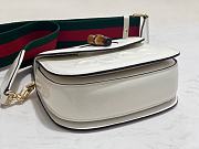 Fortok Gucci Bamboo 1947 Top Handle White 17 × 12 × 7.5 cm - 3