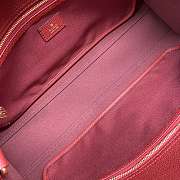 Fortok Gucci Medium Tote Bag with Hook Closure Burgundy 40x 19.5x 12cm - 5