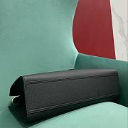 Fortok Gucci Medium Tote Bag with Hook Closure Black 40x 19.5x 12cm - 6