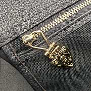 Fortok Gucci Medium Tote Bag with Hook Closure Black 40x 19.5x 12cm - 3