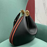 Fortok Gucci Attache large shoulder bag G hook closure Black 35×4.5×30cm - 3