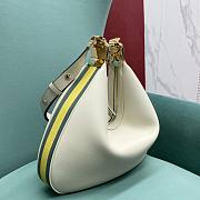 Fortok Gucci Attache large shoulder bag G hook closure White 35×4.5×30cm - 6
