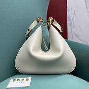 Fortok Gucci Attache large shoulder bag G hook closure White 35×4.5×30cm - 2