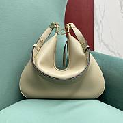 Fortok Gucci Attache large shoulder bag G hook closure Beige 35×4.5×30cm - 5