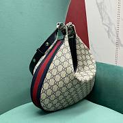 Fortok Gucci Attache large shoulder bag G hook closure Ophidia Black 35×4.5×30cm - 5