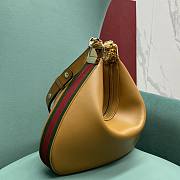 Fortok Gucci Attache large shoulder bag G hook closure Brown 35×4.5×30cm - 6