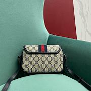 Fortok Gucci Ophidia Mini shoulder bag in Ophidia Blue 19x 13x 5cm - 3