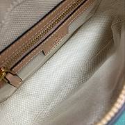 Fortok Gucci Ophidia Mini shoulder bag in Ophidia Pink Beige 19x 13x 5cm - 5