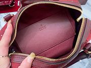 Fortok Gucci Ophidia crystals small boston bag Red Crystal GG 21*13*11cm - 6