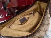 Fortok Gucci Jackie 1961 Ophidia Brown Soft Canvas 27*13*3.5cm - 5