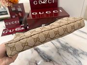 Fortok Gucci Jackie 1961 Ophidia Brown Soft Canvas 27*13*3.5cm - 6