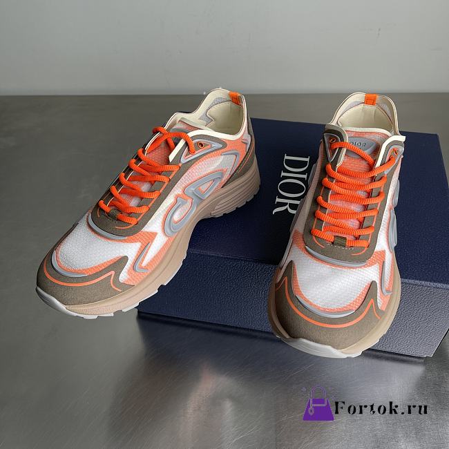 Fortok Dior B30 Countdown Tech Sneakers Orange - 1