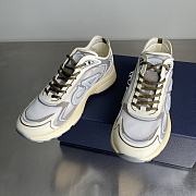Fortok Dior B30 Countdown Tech Sneakers Orange Beige  - 1