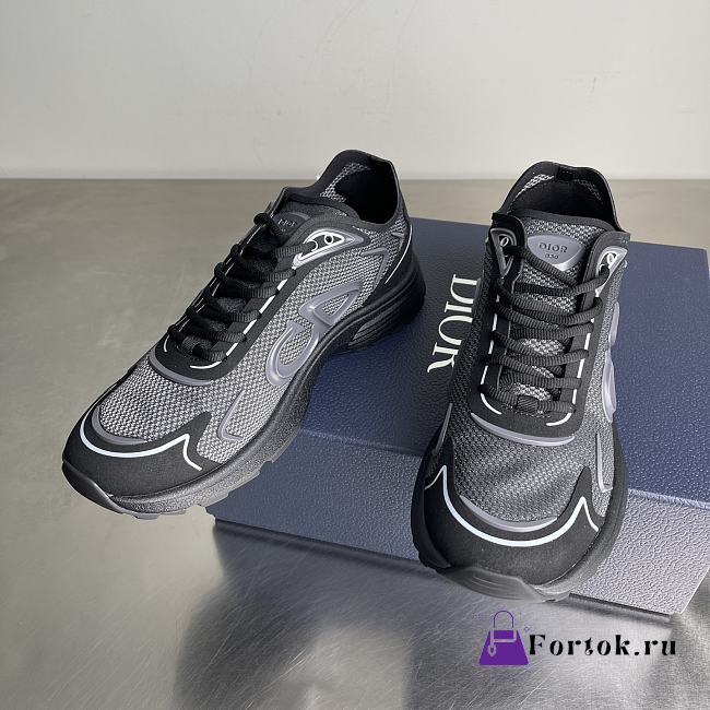 Fortok Dior B30 Countdown Tech Sneakers Black - 1