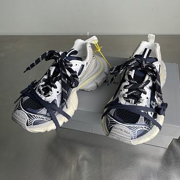 Fortok Balenciaga 3XL Extreme Laces Logo Sneakers Black