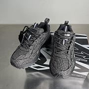 Fortok Off-White Be Right Back crystal-textured sneakers Black - 1