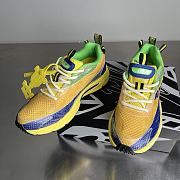 Fortok Off-White Be Right Back Formula 1 Yellow Blue Sneakers - 1