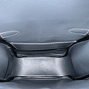 Fortok Hermès Kelly Jump backpack Dusty Blue Silver Hardware 15x6x17cm - 2