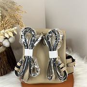 Fortok Hermès Kelly Jump backpack Trench coat Grey Gold Hardware 15x6x17cm - 5