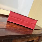 Fortok Hermès Kelly Danse II bag Bright Red Silver Hardware 22cm - 4
