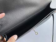 Fortok Hermès Kelly Depeches 25 Black Silver Hardware 25cm  - 2