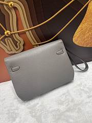 Fortok Hermès Kelly Depeches 25 Grey Gold Hardware 25cm  - 2