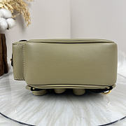 Fortok Hermès Kelly Jump backpack Green Beige Gold Hardware 15x6x17cm - 6